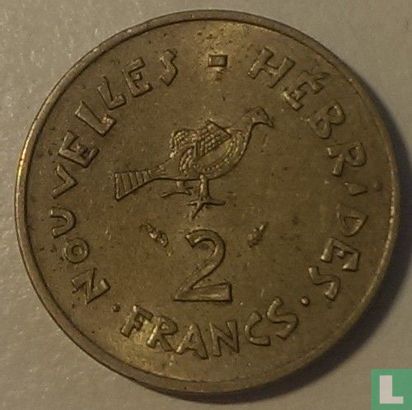 Nieuwe Hebriden 2 francs 1975 - Afbeelding 2