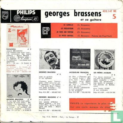 Georges Brassens et sa guitare 5 - Bild 2