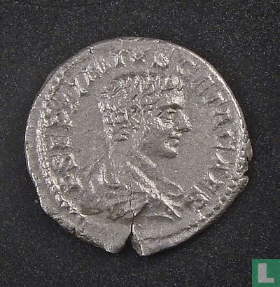 Romeinse Rijk, AR Denarius, 199-209, Geta als Caesar onder Septimius Severus, Rome, 209 AD - Afbeelding 1