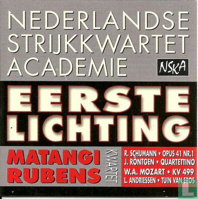 Nederlandse Strijkkwartet Academie: Eerste lichting - Image 1
