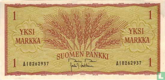 Finland 1 Markka 1963 - Image 1