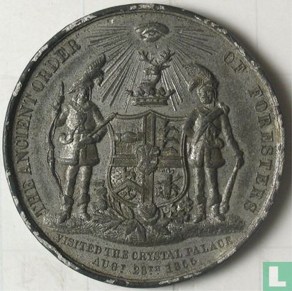 Great Britain Ancient Order of Foresters Crystal Palace 1855 - Image 1