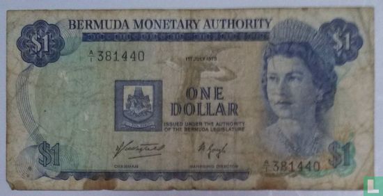 Bermudes 1 Dollar 1975 - Image 1