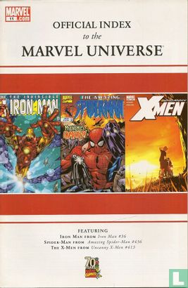 Official Index to the Marvel Universe 11 - Afbeelding 1