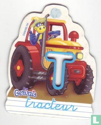 Magnet Danone Gervais - Tracteur