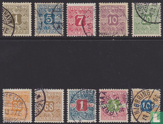 Newspaper clearing stamps