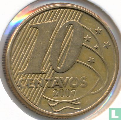 Brasilien 10 Centavo 2007 - Bild 1