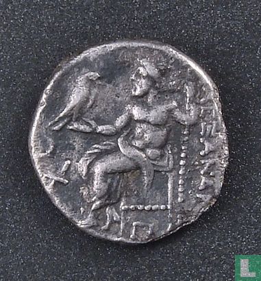 Kingdom of Macedonia, AR Drachma, 336-323 BC, AE Alexander III the Great, Kolophon, 310-301 BC - Image 2