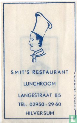 Smit's Restaurant - Afbeelding 1