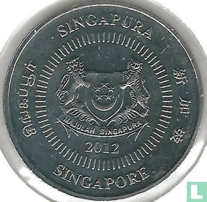 Singapour 50 cents 2012 - Image 1
