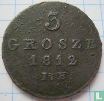 Polen 3 grosze 1812  - Afbeelding 1