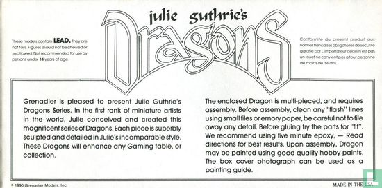 Dragons de Julie Guthrie: Blue Dragon - Image 2
