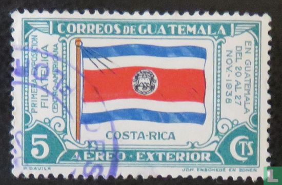 1st exhibition philately Central America 