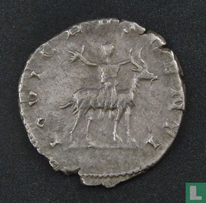 Roman Empire, AR Antoninianus, 256-258 AD, Valerian II as divus under Gallienus, Cologne, 257-258 AD - Image 2