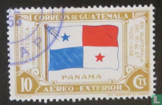 1st exhibition philately Central America  