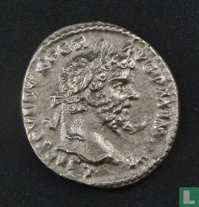 Romeinse Rijk, AR Denarius,193-211AD, Septimius Severus, Rome, 197-198 AD - Afbeelding 1