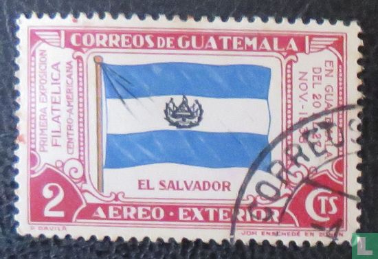 1st exhibition philately Central America