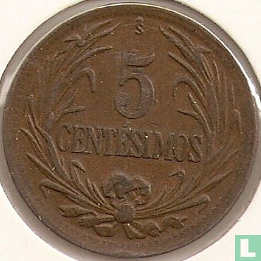 Uruguay 5 Centésimo 1948 - Bild 2