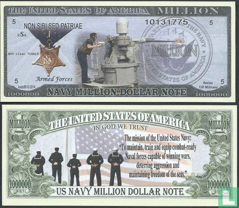 US NAVY billet d'un dollar