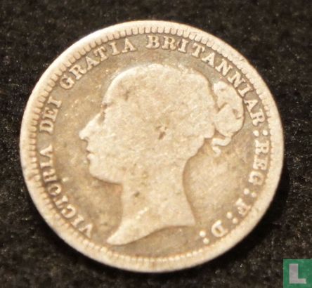 Royaume Uni 6 pence 1879 - Image 2