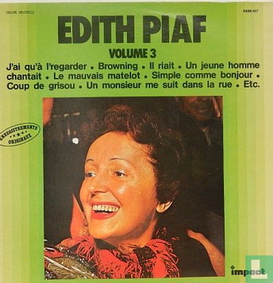 Edith Piaf Vol.3 - Bild 1