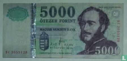 Hongrie 5 000 forints - Image 1