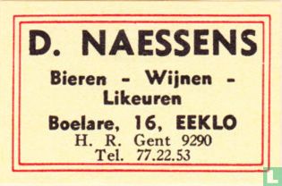 D. Naessens - Bieren