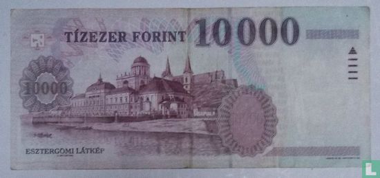 Hongarije 10.000 Forint - Afbeelding 2