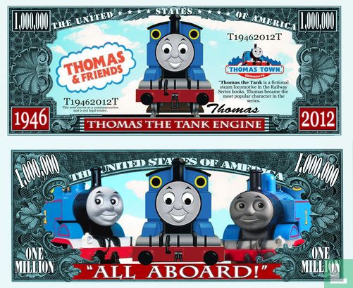 Thomas et ses amis billet d'un dollar