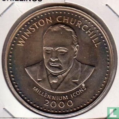 Somalie 25 shillings 2000 "Winston Churchill" - Image 1