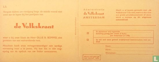 Antwoordkaart Volkskrant  - Image 2