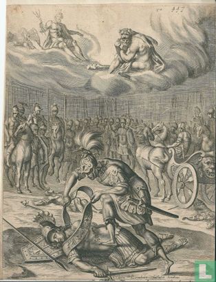 Aeneas doodt Turnus in het tweegevecht