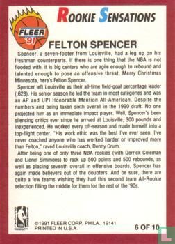 Rookie Sensations - Felton Spencer - Image 2