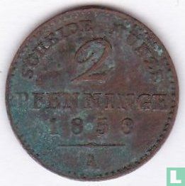Preussen 2 Pfenninge 1858 - Bild 1