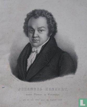 JOHANNES HANHART, erster Pfarrer in Winterthur,
