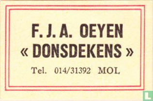F.J.A. Oeyen "Donsdekens"