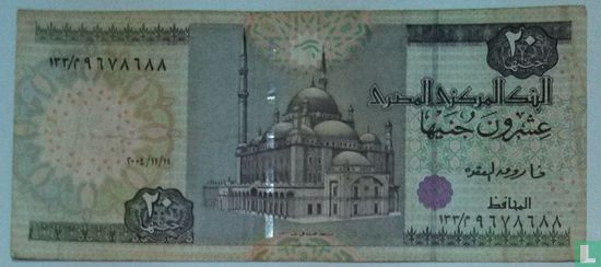 Egypte 20 Pounds 2004 - Afbeelding 1