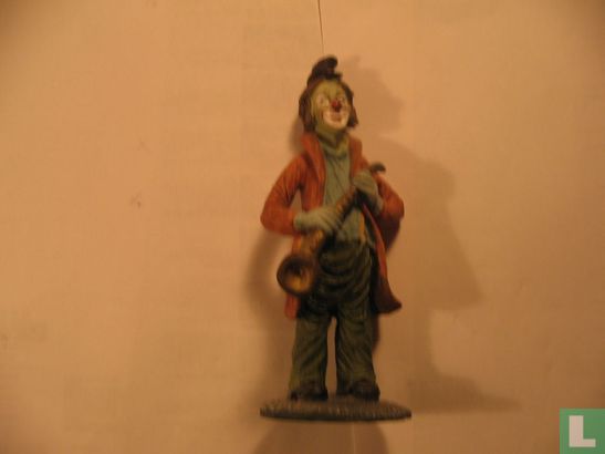 Circus Clown with saxophone - Image 1