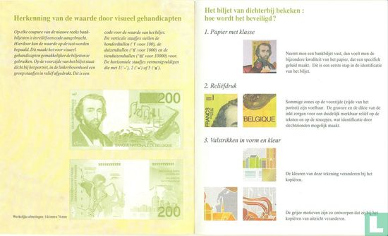 200F Adolphe Sax - brochure Nationale Bank van België - Bild 2