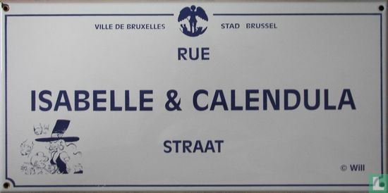 Isabelle & Calendula straatnaambord / plaque de rue - Afbeelding 1
