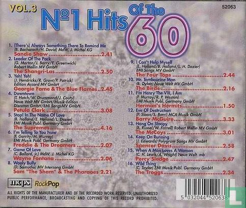 No. 1 Hits of the 60 Vol. 3 - Afbeelding 2