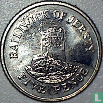Jersey 5 pence 1992 - Afbeelding 2
