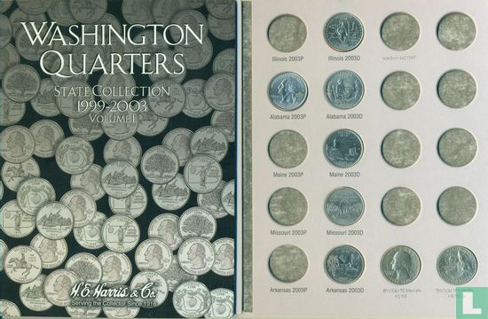 Washinton Quarters State Collection 1999-2003 - Bild 2
