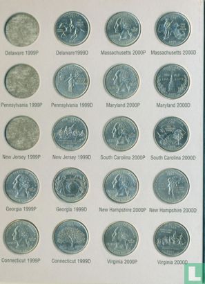 Washinton Quarters State Collection 1999-2003 - Afbeelding 3