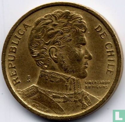 Chili 5 pesos 1992 (type 1) - Image 2