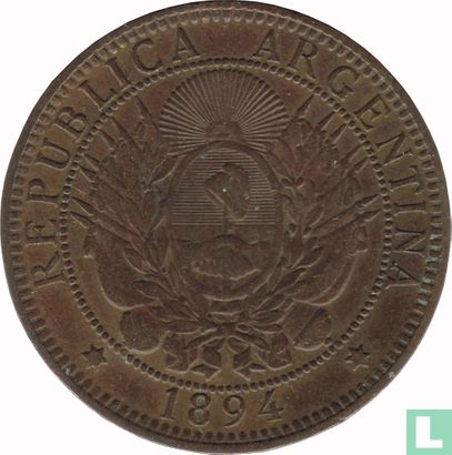 Argentinië 2 centavos 1894 - Afbeelding 1