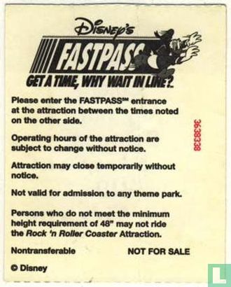 Fastpass Rock'n Roller Coaster - Afbeelding 2