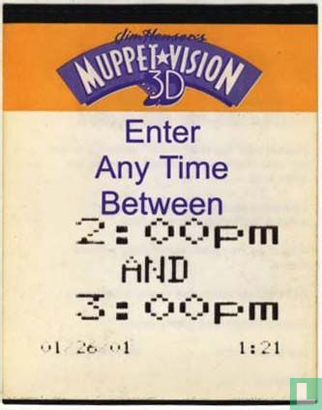 Fastpass Muppet Vision 3D - Afbeelding 1