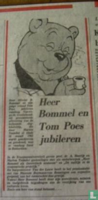 Heer Bommel en Tom Poes jubileren