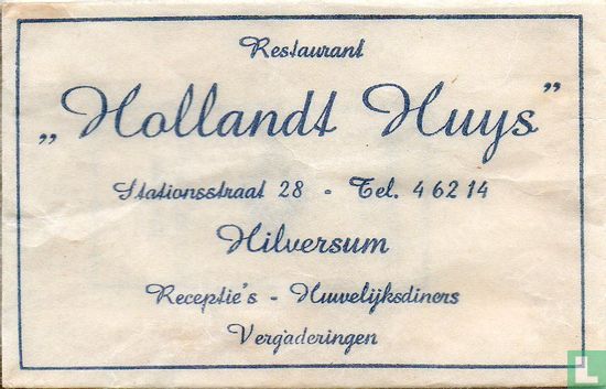 Restaurant "Hollandt Huijs" - Bild 1
